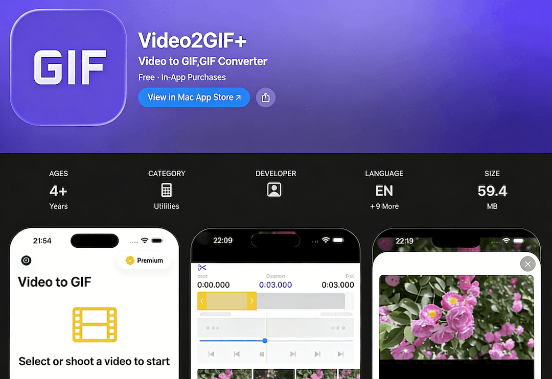 Video2GIF App